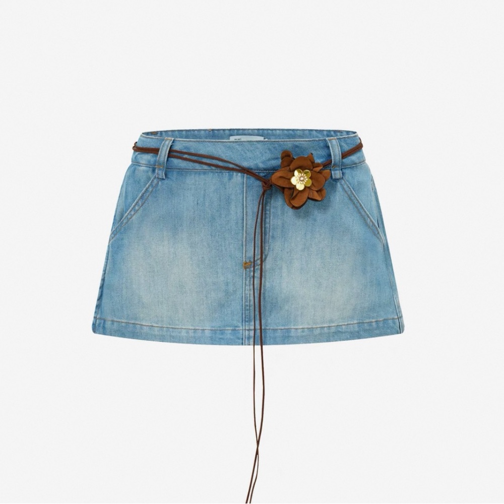 PUKI Denim Skort Set Size Small - Picture 2 of 4